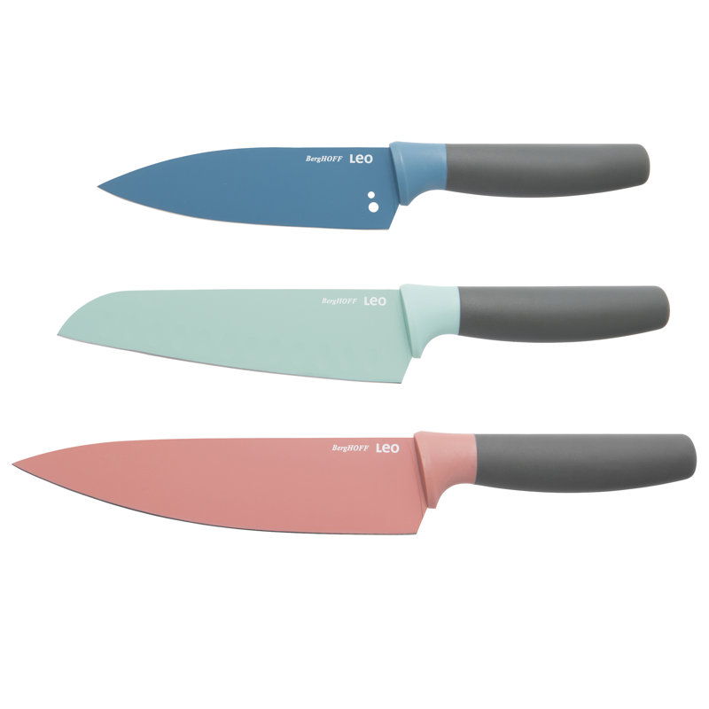 BergHOFF International Leo 3pc Stainless Steel Assorted Knife Set